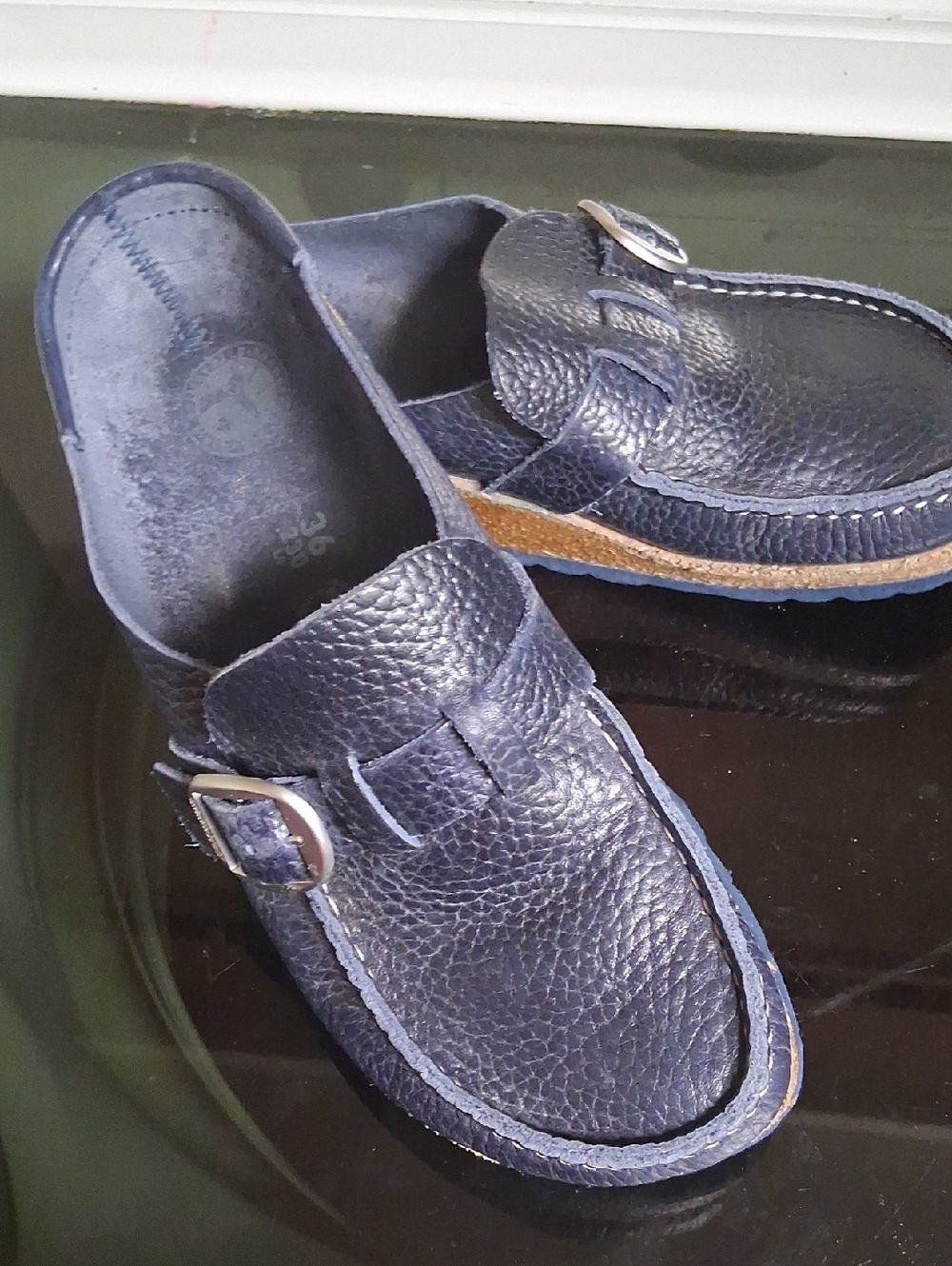 Birkenstock Navy Blue Slip-On Mule